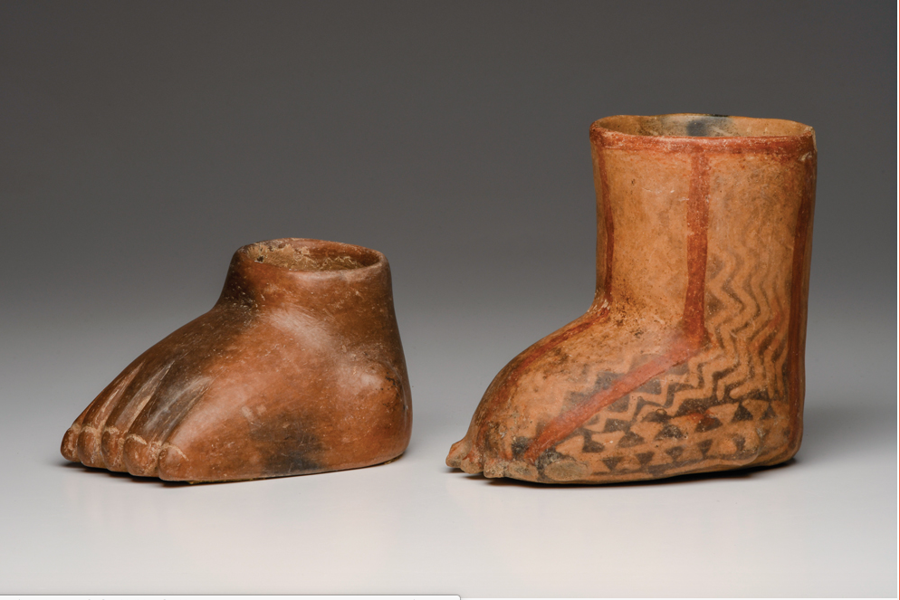 Zacatecas & Colima Foot Vessels,Ca. 100 B.C.-250 A.D. (2 pieces)