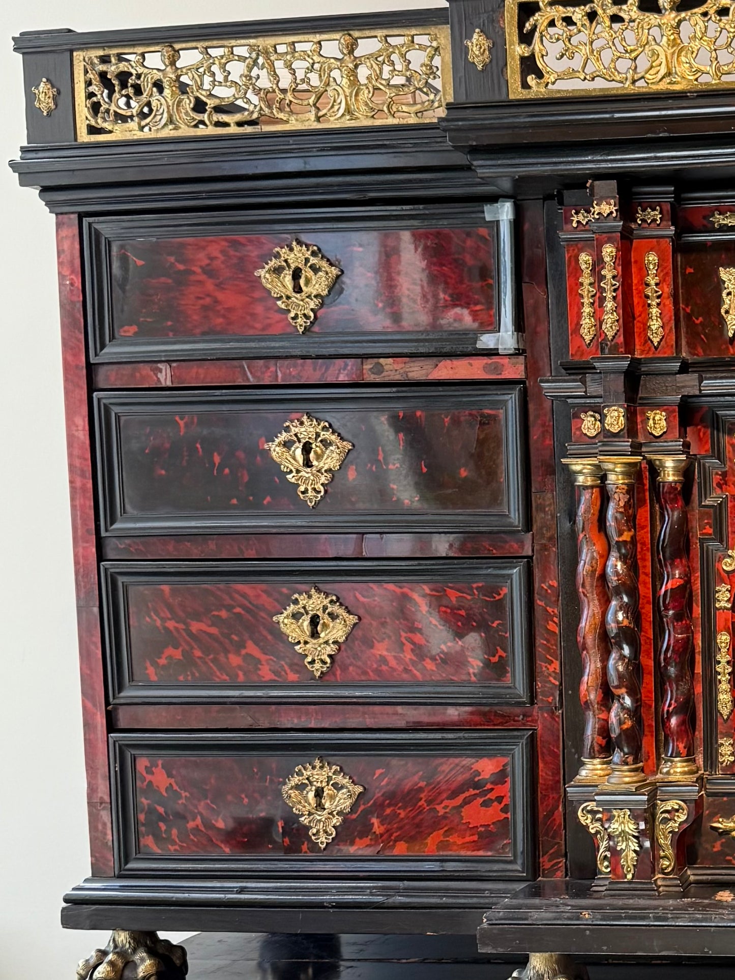 18th Century Hispano Flemish Chest, Bargueño