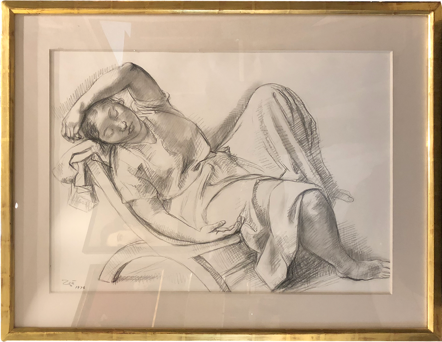 Zuñiga, Francisco; "Jóven Descansando", 1976