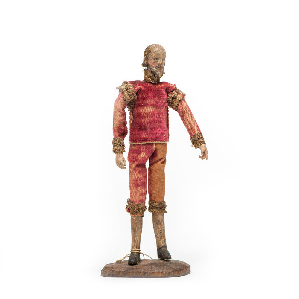 Nativity Scene figures, Probably Napolitan (set of 2)