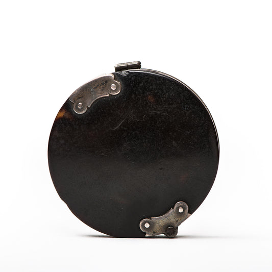 Lupa de bolsillo plegable en carey. Finales s. XIX – pps. s. XX