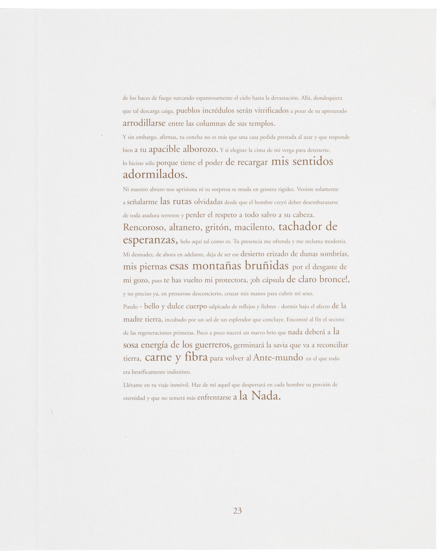 Toledo, Francisco; "Mues Immobiles" Fotografías