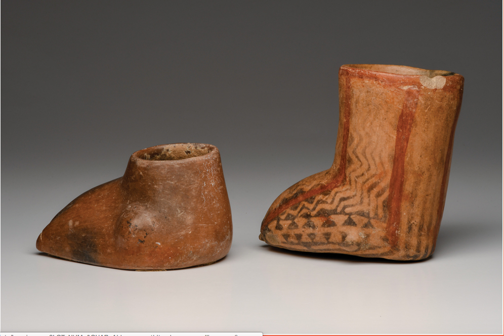 Zacatecas & Colima Foot Vessels,Ca. 100 B.C.-250 A.D.  (2 pieces)