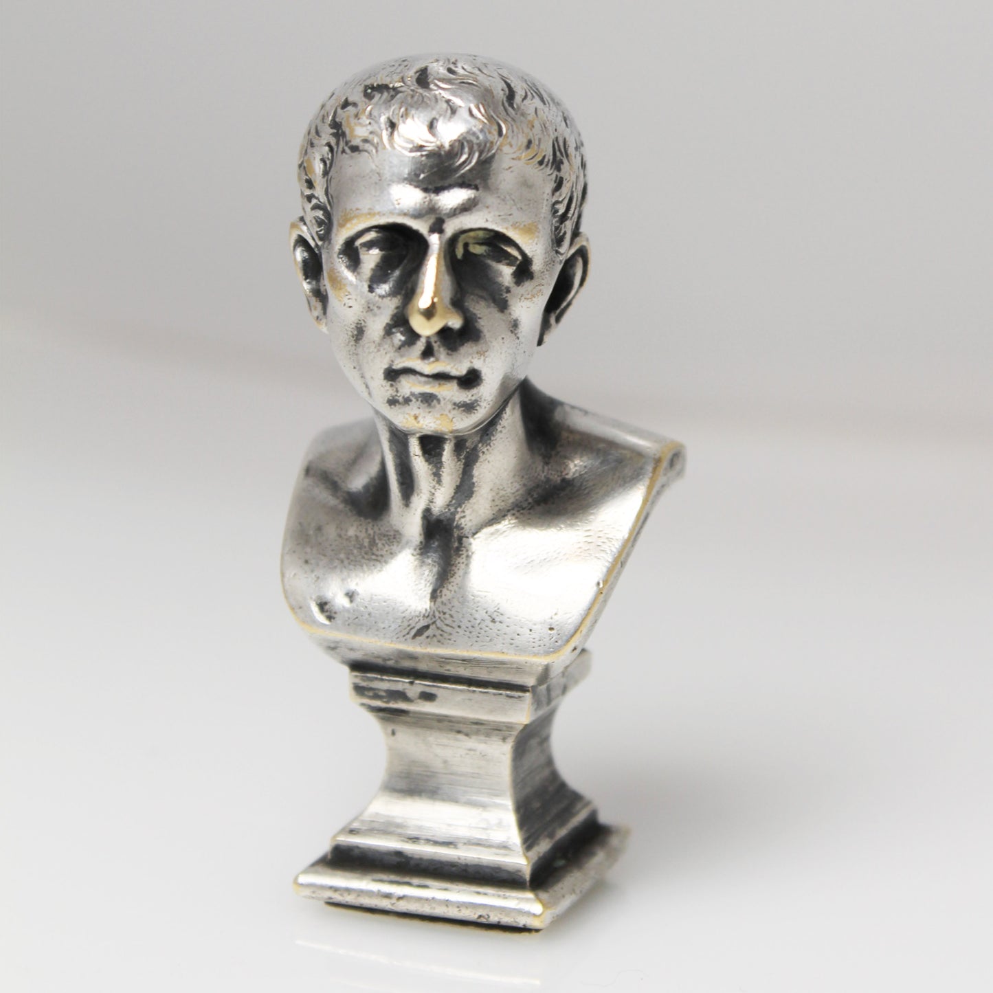 Wax Seal / Stamp, 19th Century French, with Roman Emperor Bust